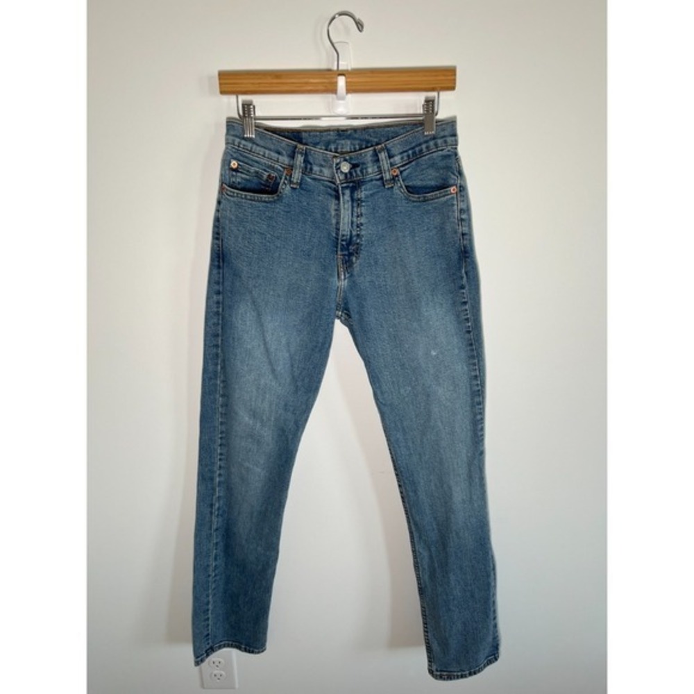 Levis 511 Jeans Mens 30x32 Blue Slim Straight Mid Rise Medium Wash Stretch Denim